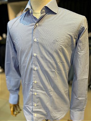 Camisa Xadrez Vichy Azul
