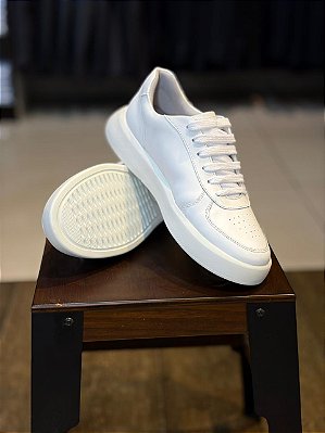 Sneakers Casual Masculino Victor Mancini - Branco