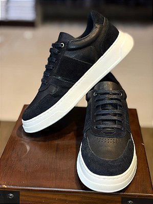 Tênis Casual/Social Masculino Preto Victor Mancini