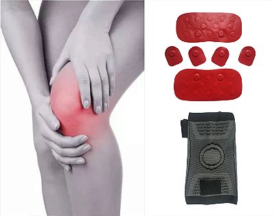 Terapia com ímãs e infravermelho para um Joelho - Kit completo