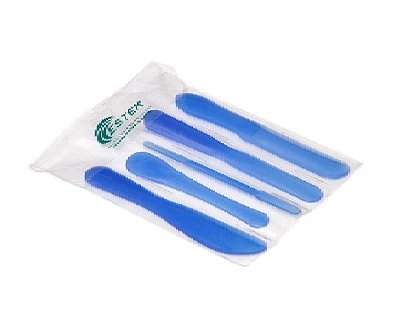 KIT COM 05 ESPATULAS AZUL