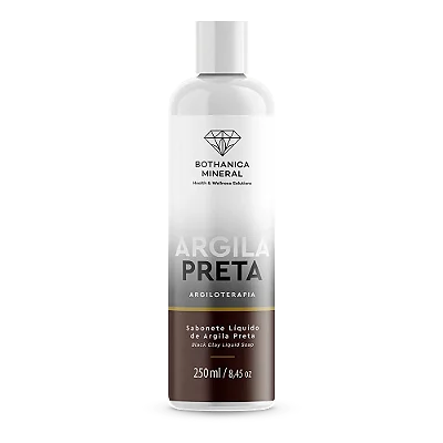 SABONETE LIQUIDO - ARG PRETA 250 ML