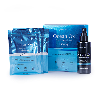 OCEANOX - FLOCOS DE MAGNESIO COM 3 SACHES DE 50G
