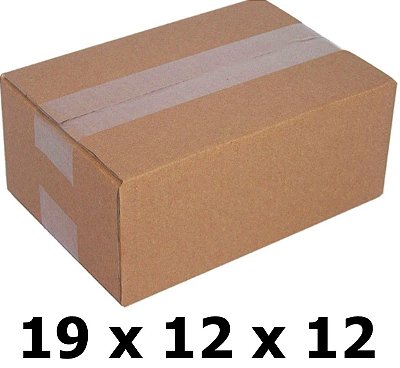 Caixas de Papelao para Correio 19 x 12 x 12 cm Sedex Mercado Envios me atacado loja de fabica
