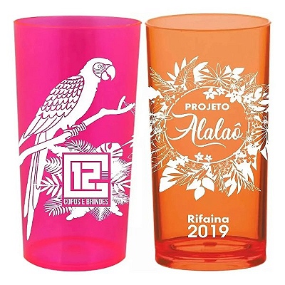 100 Copos Longdrink 320ml Personalizados