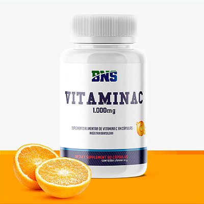 Vitamina C 60 Cápsulas - BNS Nutrition