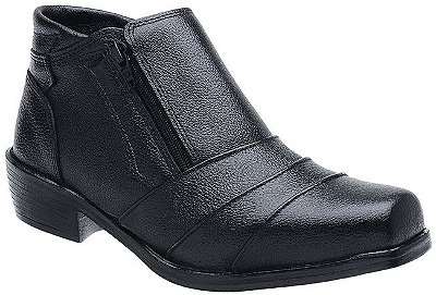 Bota Botina Country Masculina Fearnothi em Couro Legítimo