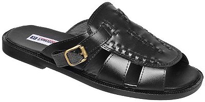 Sandália Masculina Em Couro