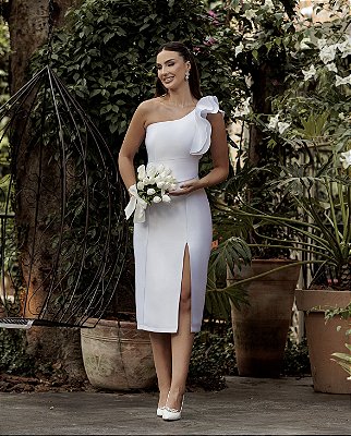 Vestido Thais Midi em Zibeline