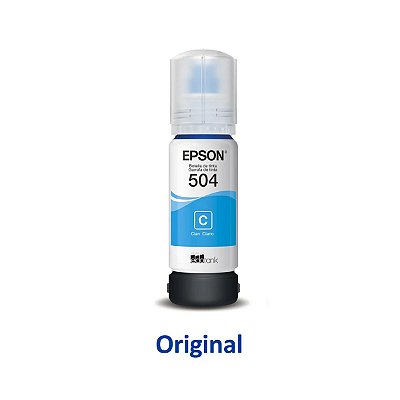 Garrafa de Tinta Epson L4150 | 4150 | EcoTank Ciano Original 70ml