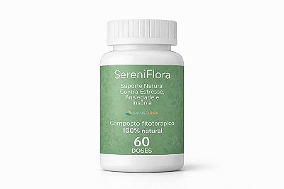 SERENIFLORA - COMPOSTO FITOTERÁPICO CALMANTE 60 DOSES