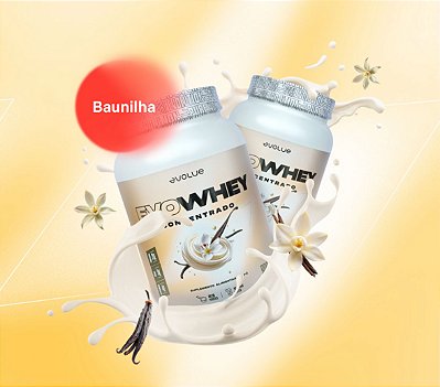 EVOWHEY - BAUNILHA - 900 g
