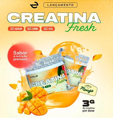 CREATINA FRESH - 300 G - SABOR MANGA