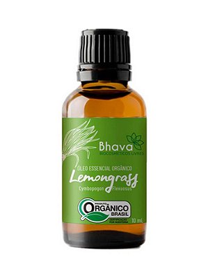 ÓLEO ESSENCIAL DE LEMONGRASS ORGANICO 10ML