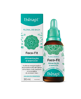 Floral de Bach Foco Fit 30ml Floral Thérapi