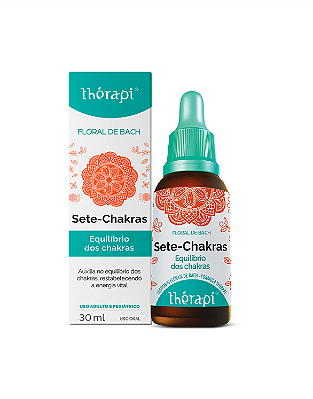 Floral de Bach Sete-chakras 30ml Floral Thérapi