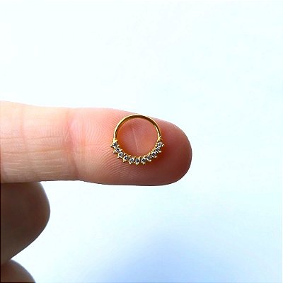 Piercing de nariz de flor em Ouro amarelo 18k - FerPier - Piercings FerPier  - Peças em Ouro 18k, Folheados a Ouro, Prata 950 e Aço cirúrgico - Comercio  Varejista de Artigos de Joalheria