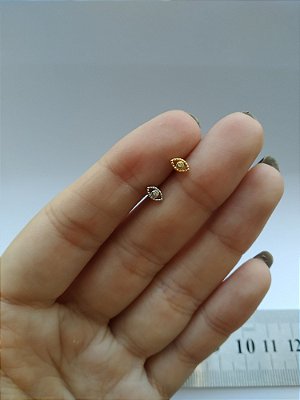 Piercing para Tragus/Orelha - Prata - pedra de 3mm - Piercings FerPier -  Peças em Ouro 18k, Folheados a Ouro, Prata 950 e Aço cirúrgico - Comercio  Varejista de Artigos de Joalheria