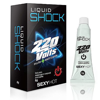 Liquid Shock 220 Volts - 8g - Muito mais eletrizante (AE-CO262)