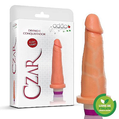 Czar 8" - Vibrador Multivelocidade 16 x 4 cm (AE-PR115)