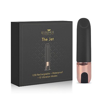 The Jet (Recarregável) - Bullet 10 Modos de Vibração - Essence Toys (AE-ESS005)