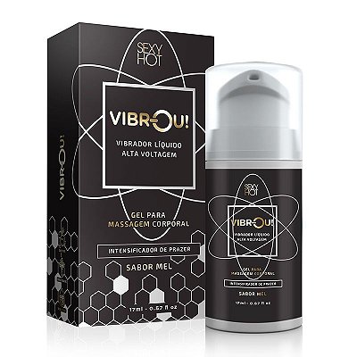 Vibrou! - Vibrador Líquido Sabor Mel - 17ml (AE-CO468) - LANÇAMENTO