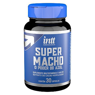 SUPER MACHO - Suplemento Alimentar - 30 cápsulas - INTT