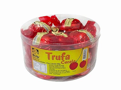 Pote Trufa Cereja c/ 16 unidades (640g)