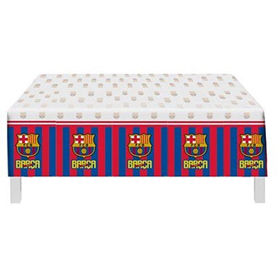 Toalha de Mesa Plástica Barcelona Futebol com 1 Un Festcolor Promo