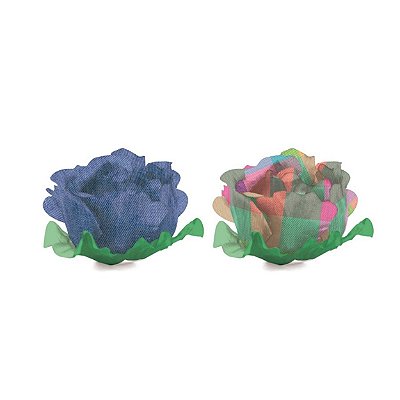 Forminhas Para Doces de Flor Composê Jeans com 24 Un - Cromus 28610528