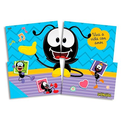 Painel Decorativo 4 Laminas Smilinguido 2016 - 01Un- Festcolor Promo