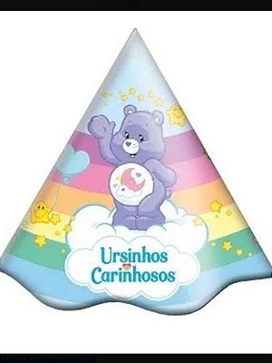 Chapéu de Aniversário Ursinhos Carinhosos com 08un - Festcolor Promo