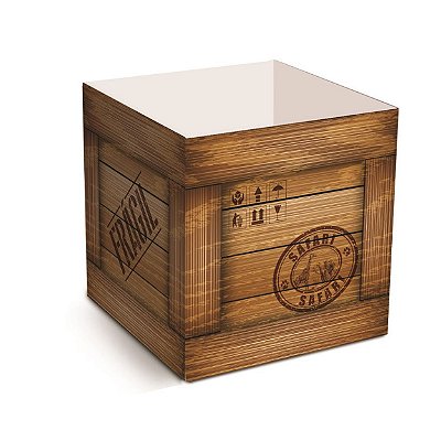 Cachepot Festa Safari 11,5x11,5x11,5 com 8 Un - Cromus 23010681