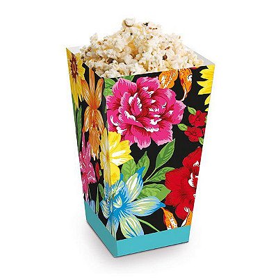 Caixa Para Pipoca Festa Junina Quadrilha 6x6X12,5 com 10 Un - Cromus 23011721
