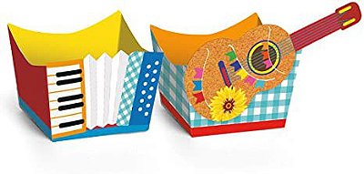 Forminha Para Doces Composê Festa Junina Instrumentos com 24 Un - Cromus 28610575