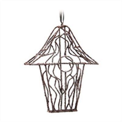 Enfeite Decorativo Casa De Pássaro 30cm - Linha Chalé - Cromus 1410106