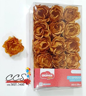 Forminha Para Doces Flora - Toffee com 30 Unidades - Cromus 28610717