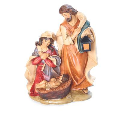 Sagrada Familia Em Resina 25x19cm - Cromus 1418798