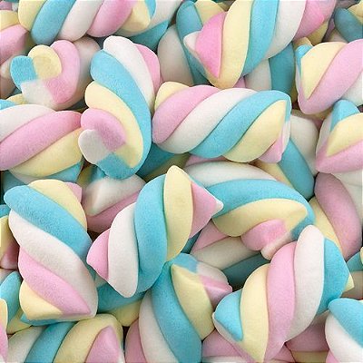 Marshmallow Fini Torção Colorido 250gr - Fini