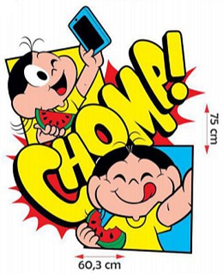 Painel Decorativo de E.V.A Historinha Magali Selfie GG com 1 Unidade - Turma da Mônica - Duplart
