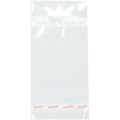 Saco Adesivado Transparente Com Furo 15x20cm +3cm de Aba com 100 Un - Cromus 11300191