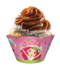 Porta Cupcake Festa Moranguinho Celebrations com 08 Un - Promo Festcolor