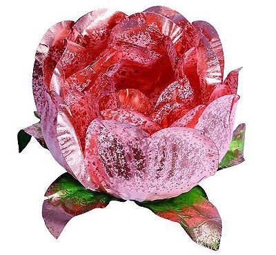 Forminha Para Doces Flor Bela 40 un Rose Gold - Decora Doces 2113