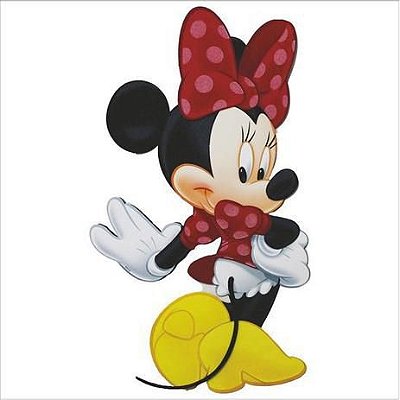 Painel Decorativo de E.V.A Minnie 31x53cm Ref 301058 Piffer
