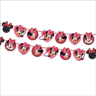 Faixa Decorativa Impressa Silhueta Minnie Ref 301049 Piffer