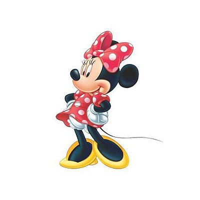 Mini Painel Decorativo de E.V.A Minnie 11x19cm com 1 Un - Ref 301054 Piffer