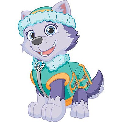 Painel Decorativo de E.V.A Everest Patrulha Canina 29x41cm - Ref 351033 Piffer