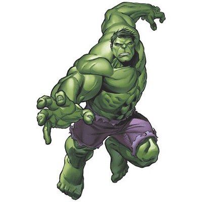 Painel Decorativo Impresso Vingadores Hulk 39x59cm - Ref 331080 Piffer