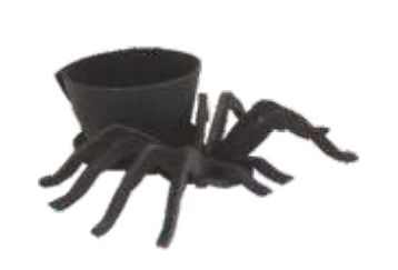 Cachepô Aranha de E.V.A 19x16x5,5cm com 3 Un - Ref 205024 - Piffer