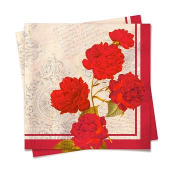 Guardanapo de Papel Decorado Heloá 32x5x32,5cm com 20 Un - Ref 19000113 Cromus